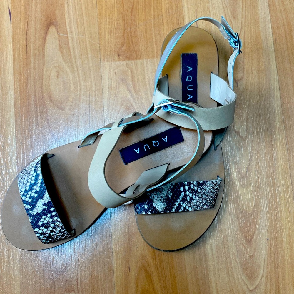 Snakeskin Sandals